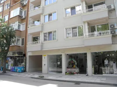 an apartment building on a city street at ApArt apartments in Plovdiv