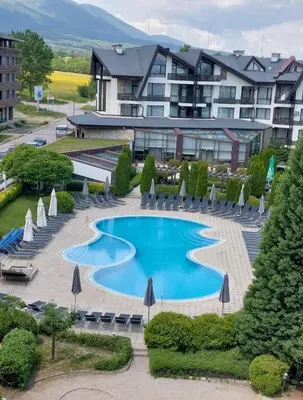 an image of a swimming pool at a hotel at F307 Studio Aspen Golf Resort Bansko in Bansko