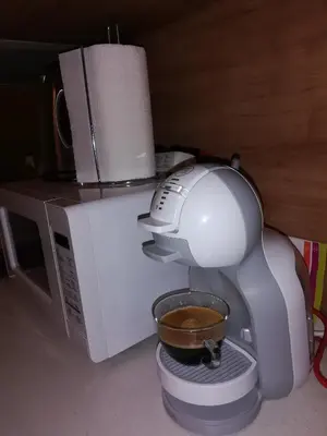 a mixer sitting on top of a microwave at Grand Monastery - Studio Rossa in Pamporovo