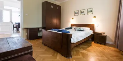 a bedroom with a large bed in a room at Bright and Cozy 2BD Flat in Plovdiv City Centre by Flat Mаnager in Plovdiv