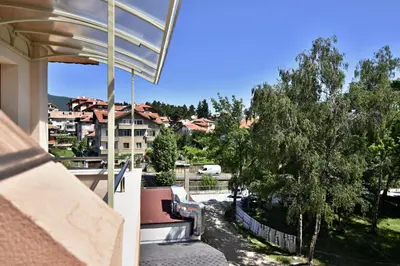 a view from the balcony of a house at City Apartments in Velingrad