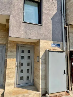 a building with two doors on the side of it at The View in Sandanski