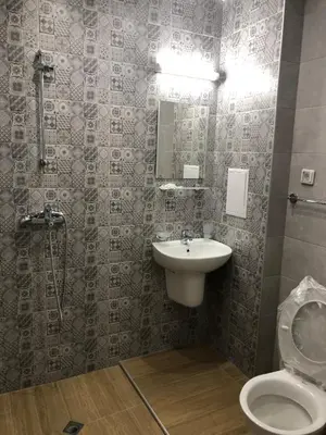 a bathroom with a sink and a toilet at Apartment in Studenets, Pamporovo in Pamporovo