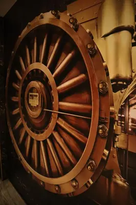 a close up of a large metal spiral instrument at HIDDEN BANK: First Million in Plovdiv