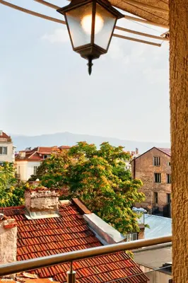 a view from the roof of a building at Aurora Oasis - AC & Lift in Vibrant Downtown Sofia by Flat Mаnager in Sofia