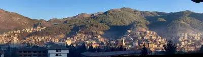 a city on the side of a mountain at Guest House Tanevi in Devin