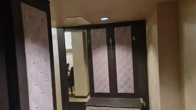 a door with a mirror in a room at Suite Roma 1 at Royal Spa in Velingrad