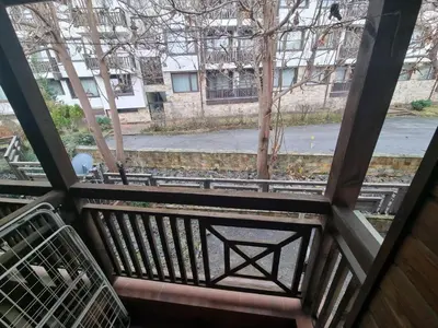 a view from the balcony of a building at Private Chalets Bansko in Bansko